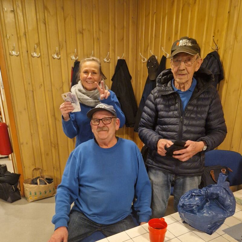 Vinnande lag: Marie, Roger, Janne